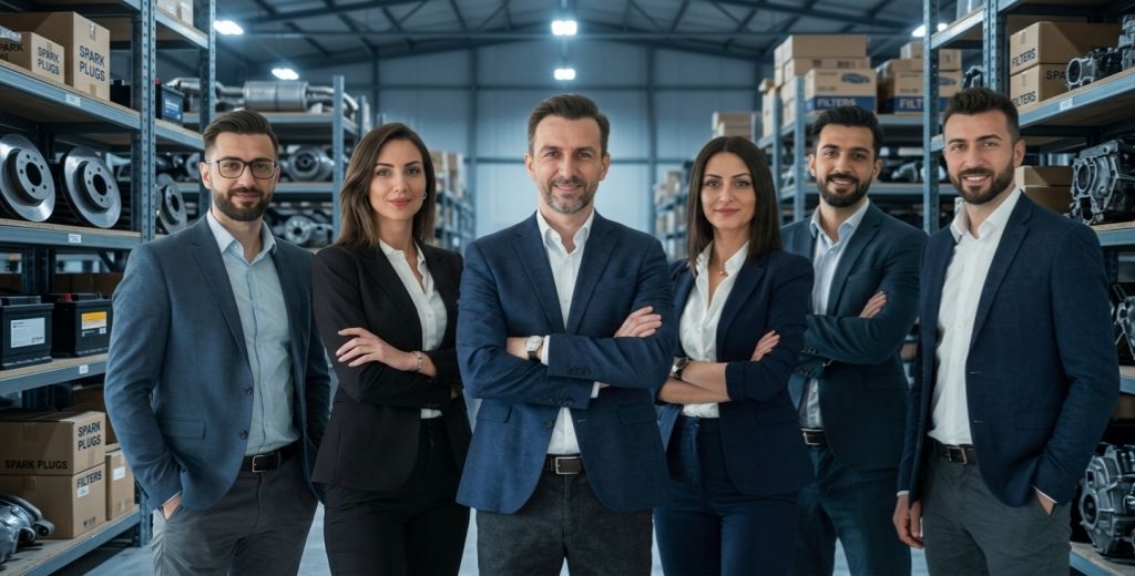 Özka Otomotiv ekibi depo yönetiminde